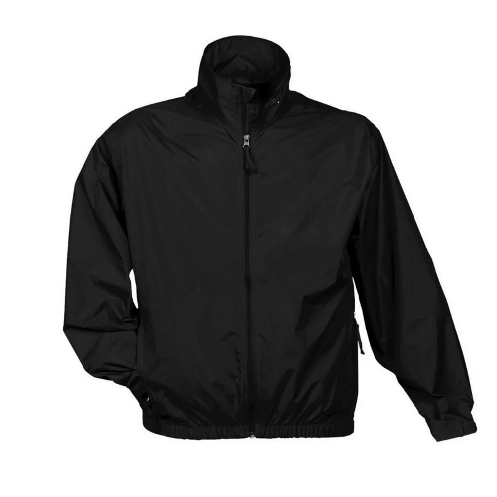 🆕 Tri-Mountain 1700 Men's Unlined Nylon Jacket Windbreaker Shell Black M Medium